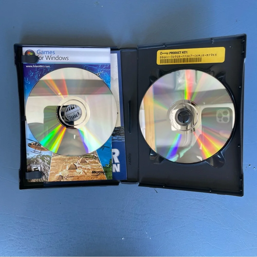 Microsoft Flight Simulator X Deluxe PC DVD Complete 2 Disc FSX